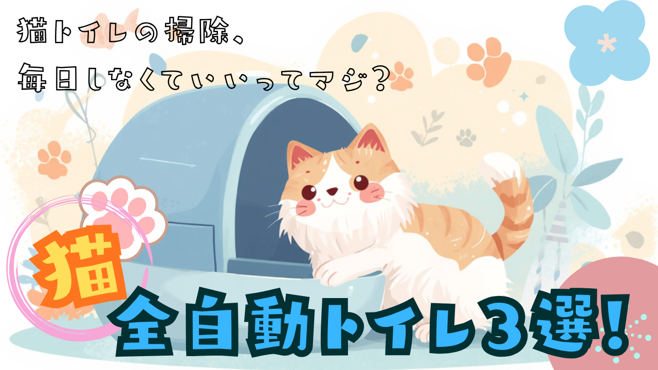 全自動猫トイレ3選