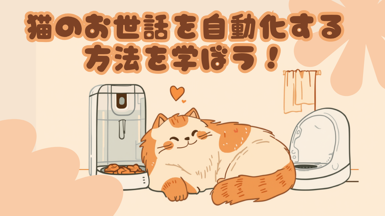 猫のお世話を自動化する方法