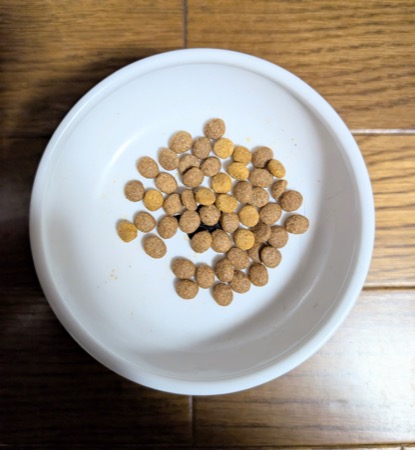 1回目は前菜くらいの量