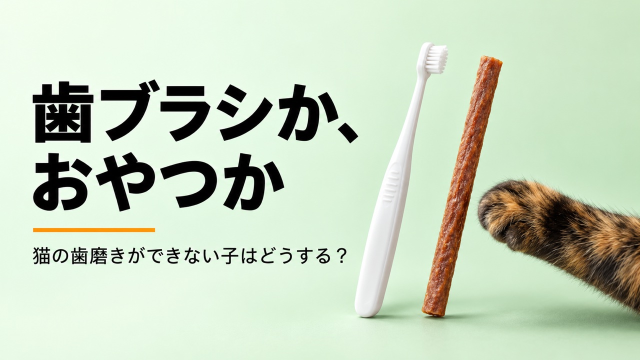猫の歯磨きができない子はどうする